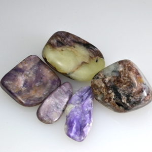 http://crystal-cure.com/pics/charoite-chiclets2.jpg