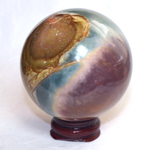 Polychrome Jasper gemstone sphere