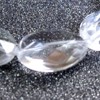crystal quartz gemstone bead