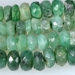 Emerald gemstone bead