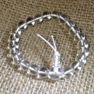 crystal wrist mala bead