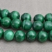malachite gemstone bead