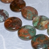 blue opal gemstone bead
