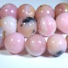 pink opal gemstone bead