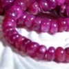 ruby gemstone bead