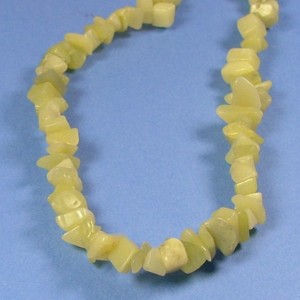 Lemon Jade gem stone necklace