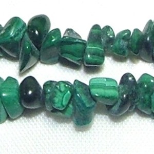Malachite gem stone necklace