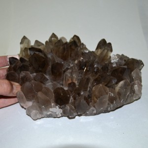 smokey quartz cluster
