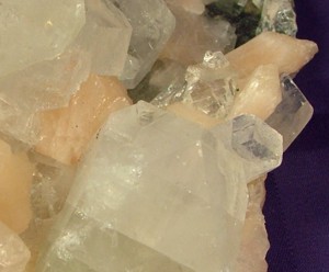 Apophyllite crystal cluster