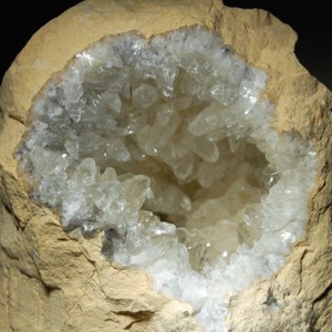 Geode with crystals