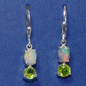 Opal  earrings