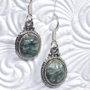 Seraphinite  earrings