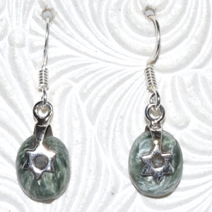Seraphinite  earrings