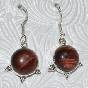 Tigereye earrings