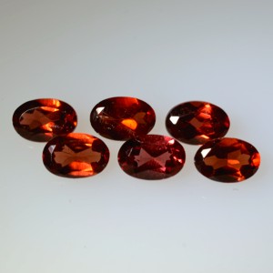 Faceted Garnet gemstone