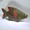 carved fish totem