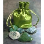 Lucky Green Stones Pouch