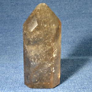 rutilated quartz crystal point