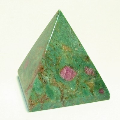 ruby fushcite pyramid